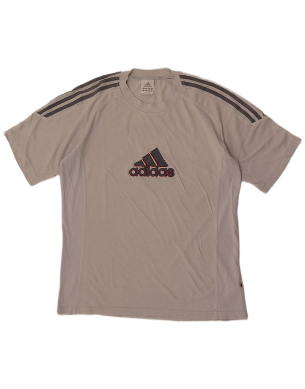 Adidas muška majica kratkih rukava s grafičkim motivima UK 40/42 srednje sivi pamuk