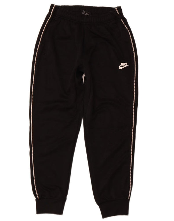 NIKE Womens Tracksuit Trousers Joggers UK 8 Small Black Polyester