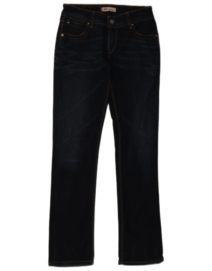 Ravne traperice Levi's 470 W30 L33 tamnoplave