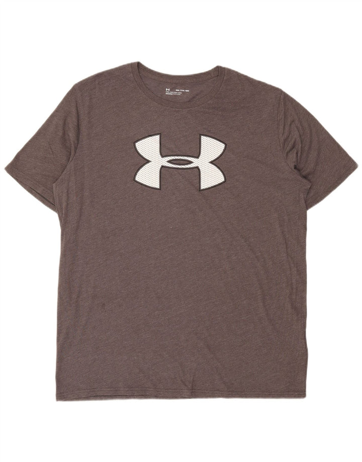 Under Armour majica kratkih rukava s grafičkim motivima, 2XL sivi pamuk