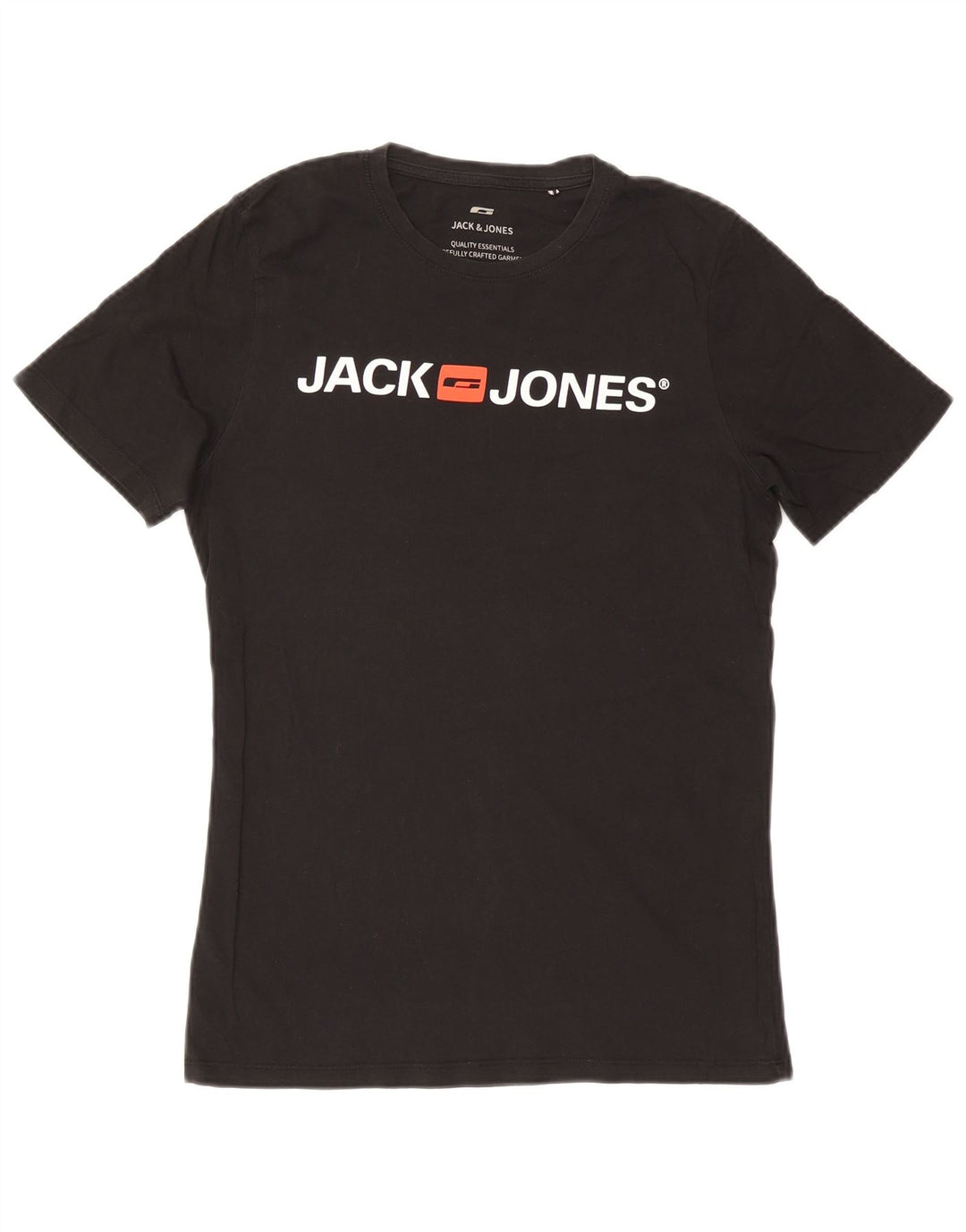 Jack & Jones muška grafička majica srednje crna