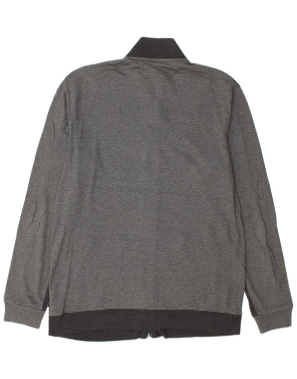 CALVIN KLEIN Muška trenirka Gornja jakna velika siva pamučna