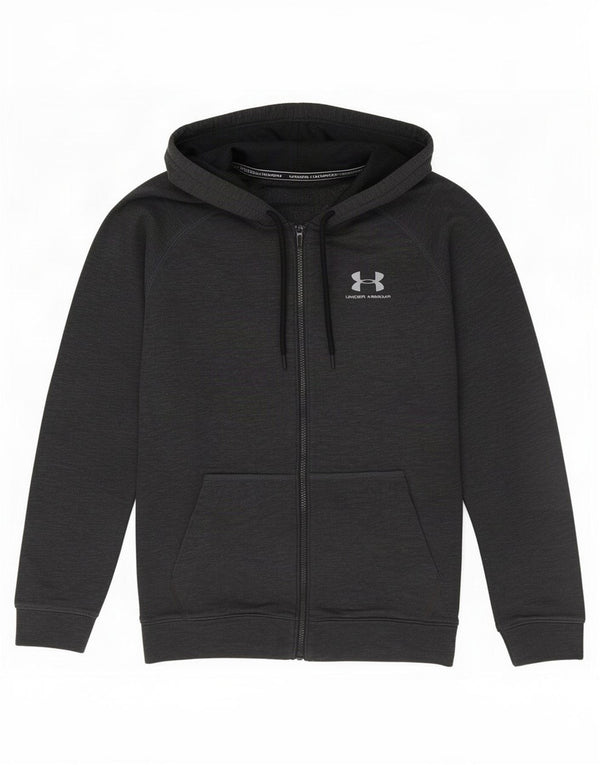 Under Armour muški pulover s kapuljačom s patentnim zatvaračem, srednje sivi pamuk