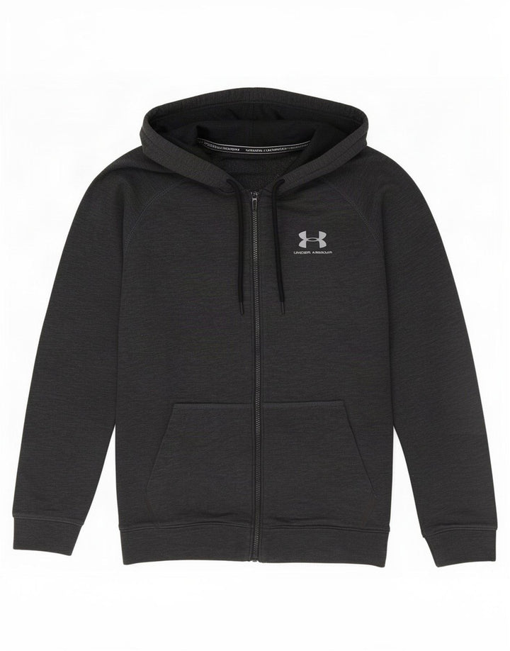 Under Armour muški pulover s kapuljačom s patentnim zatvaračem, srednje sivi pamuk