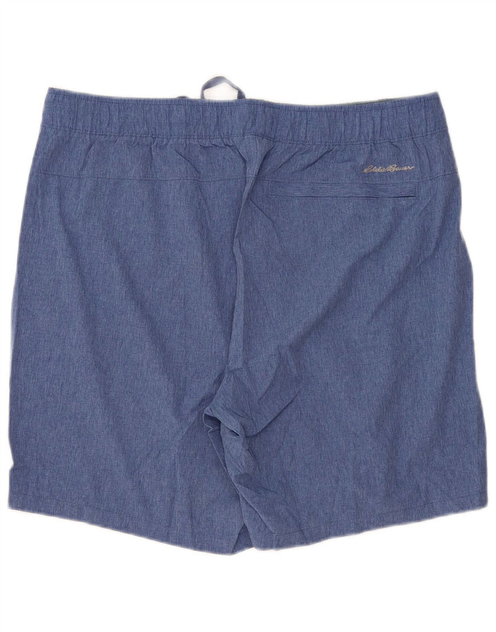 EDDIE BAUER Muške ležerne kratke hlače XL W38 plavi poliester