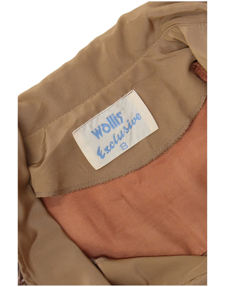 WALLIS ženska maksi haljina dugih rukava US 8 srednje bež boje