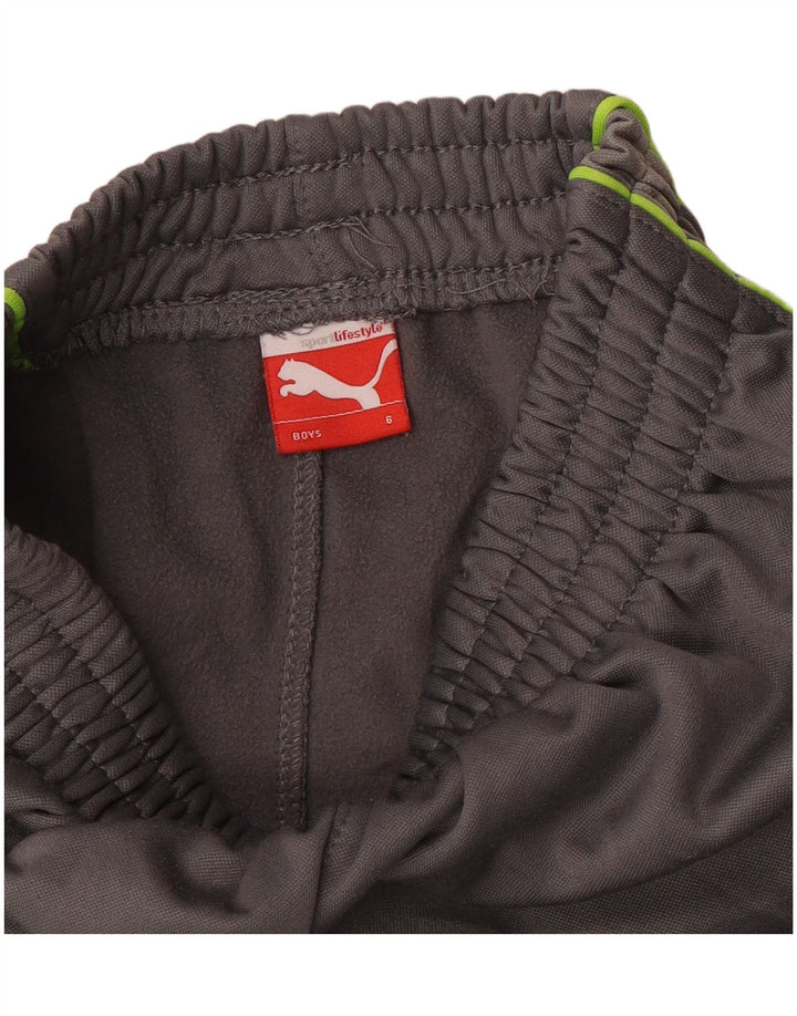 Puma Hlače Trenirka za dječake 5-6 godina sive kamuflažne boje