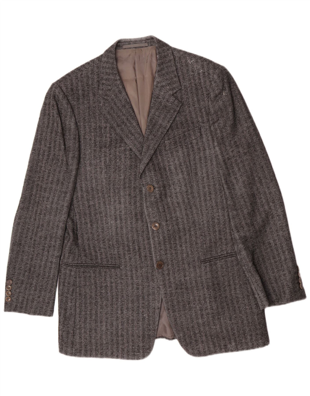 Armani Collezioni muška jakna sa 3 gumba IT 52 XL siva riblja kost