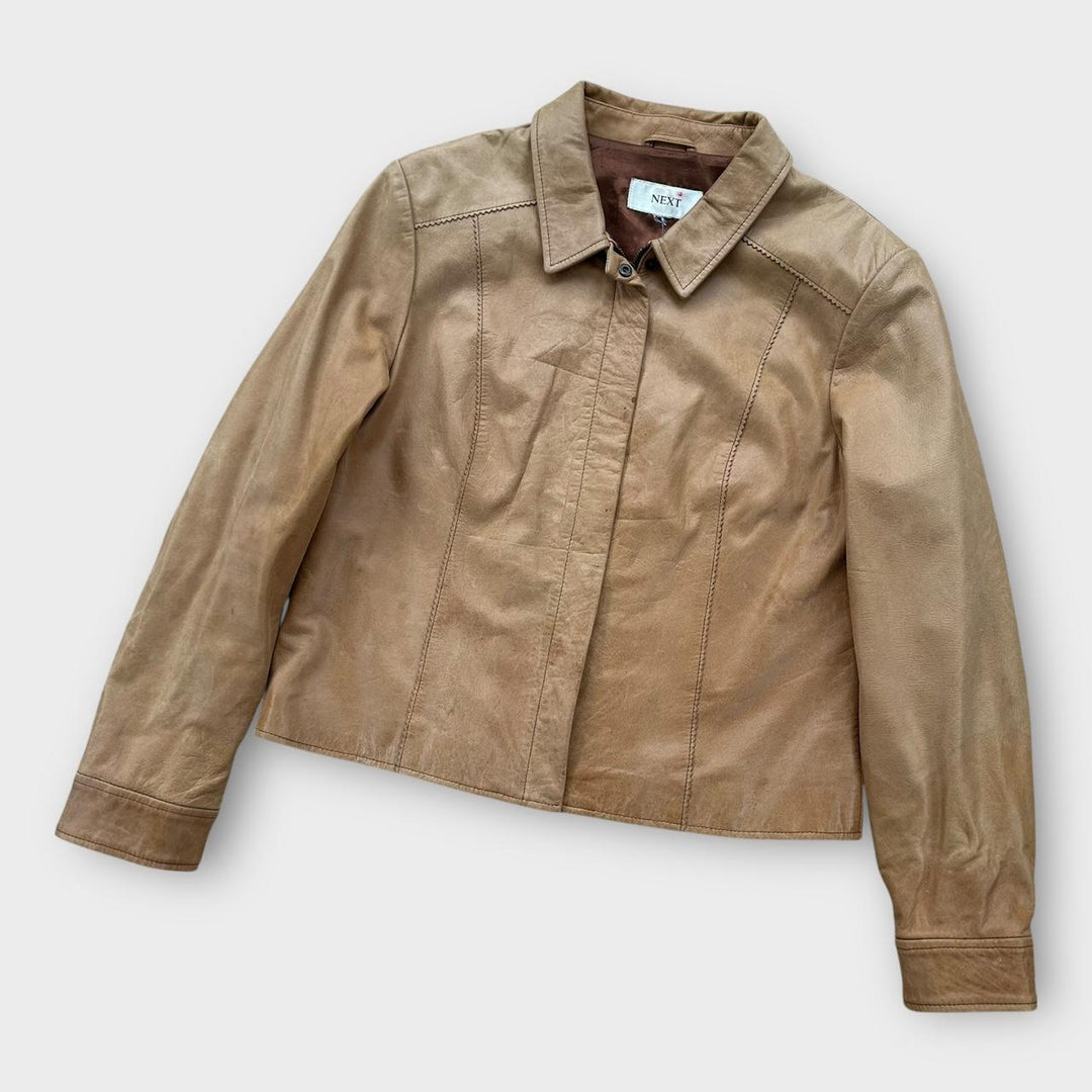 Y2K Next kožna jakna - ženska velika