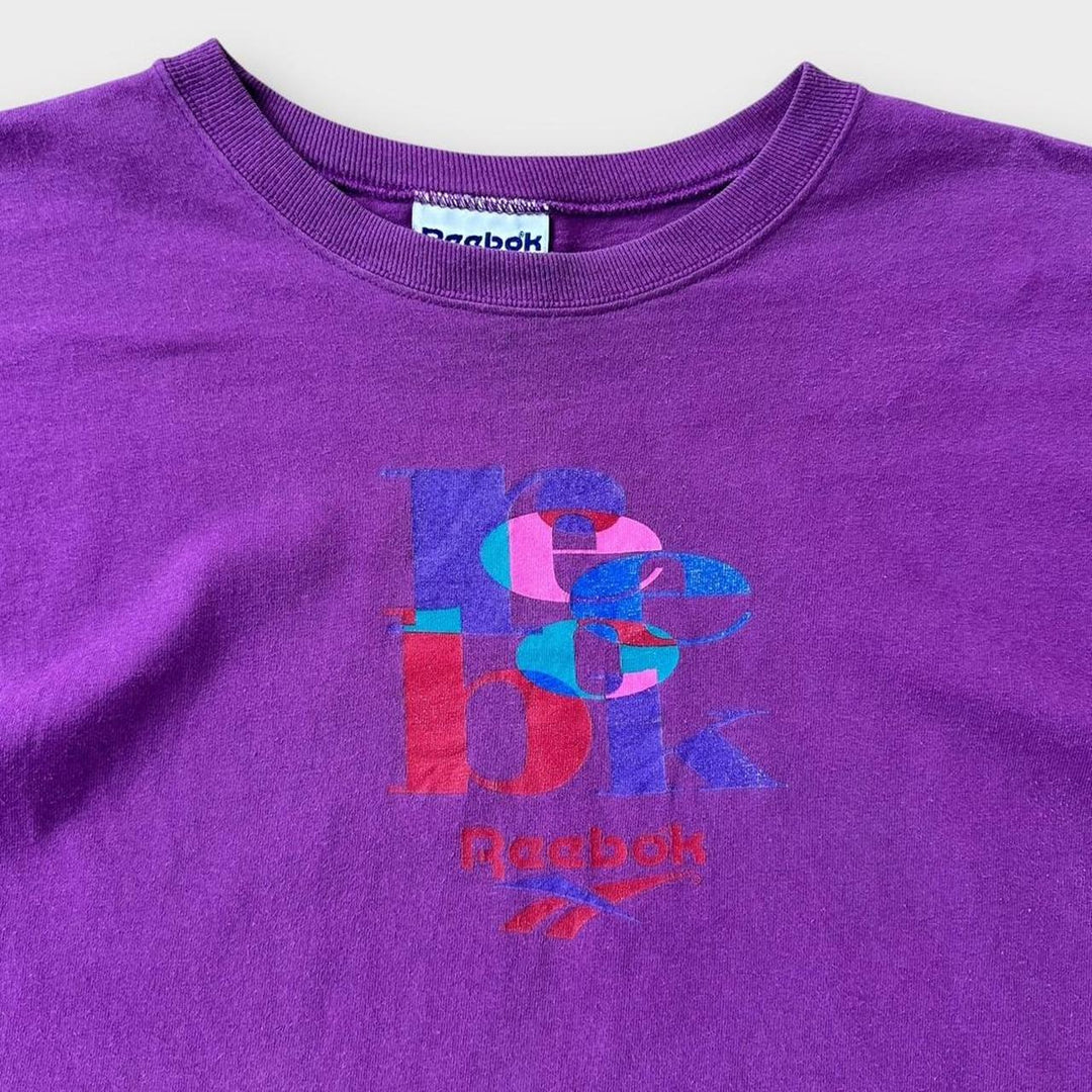 Vintage Reebok majica s grafičkim motivima - velika