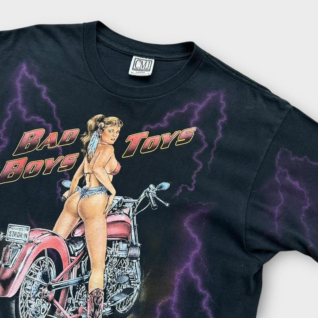 Harley grafička majica s jednim šavom - velika