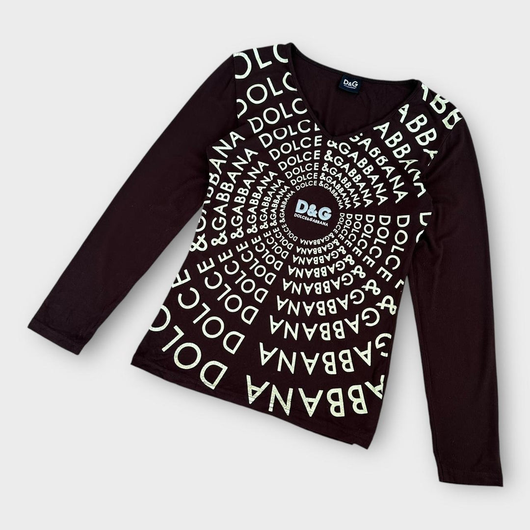 D&G Y2K top BROWN - ženski veliki