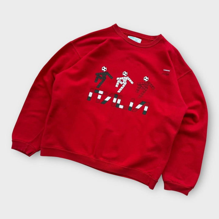 Vintage Italia 90 carrera trenirka - velika (kutijasta)