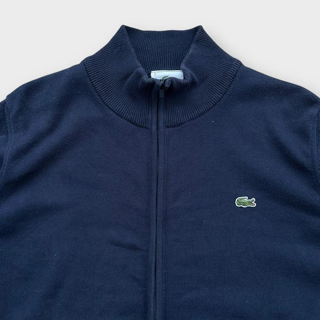 Lacoste pleteni džemper s patentnim zatvaračem - srednji
