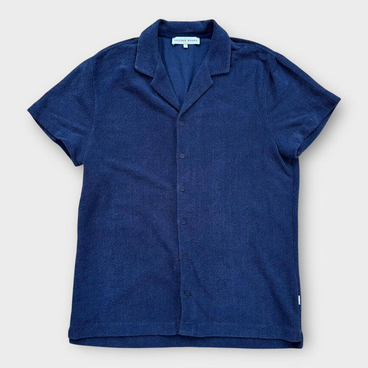 Orlebar Smeđa košulja - XXL (stoji kao baggy large)