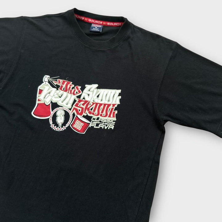 Y2K hip hop grafička majica - srednja (pristaje kao velika)