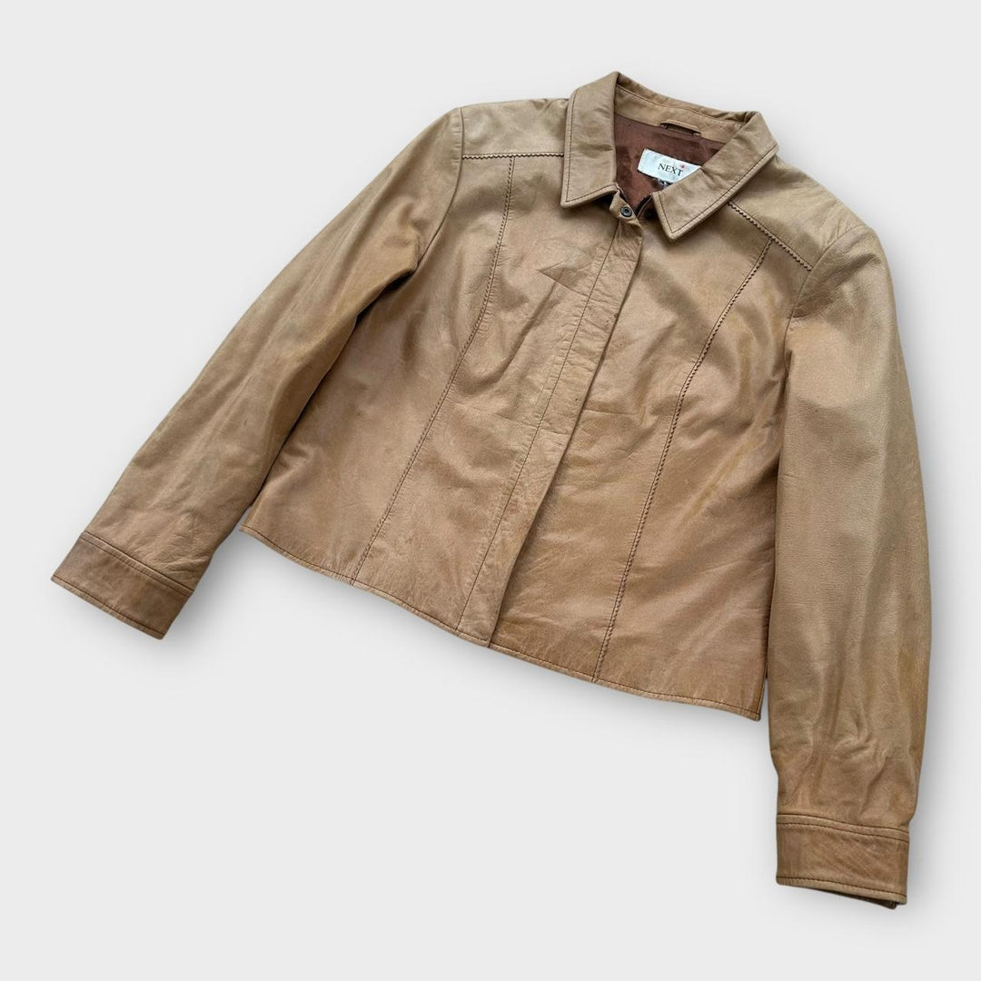 Y2K Next kožna jakna - ženska velika