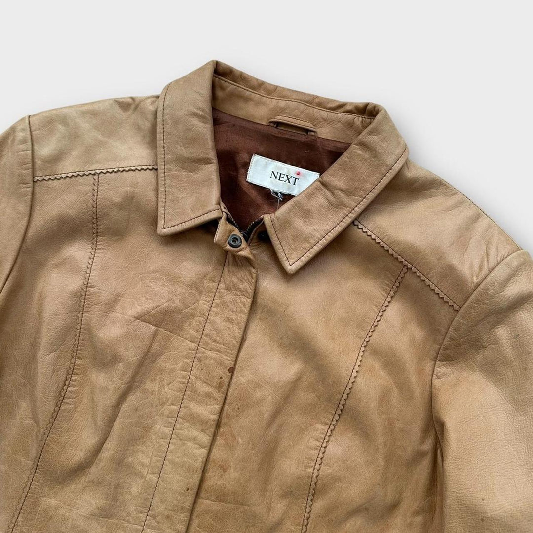 Y2K Next kožna jakna - ženska velika