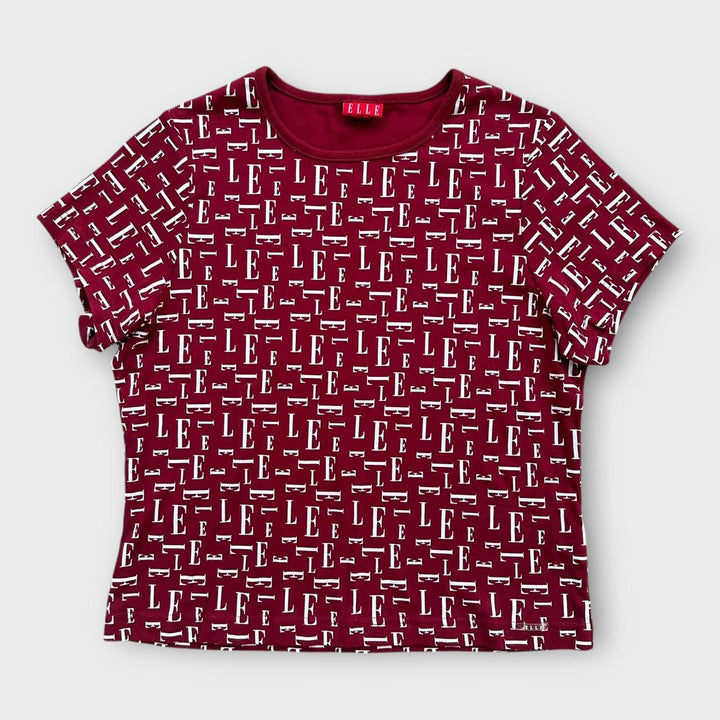 Y2K vintage Elle top - ženski XL