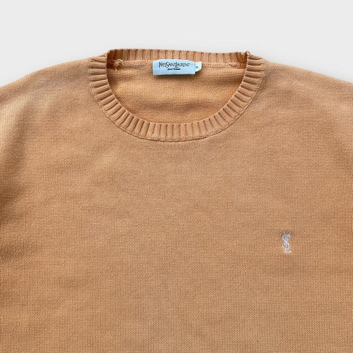 Vintage YSL pleteni džemper - XL