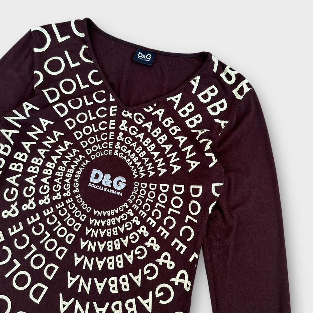 D&G Y2K top BROWN - ženski veliki