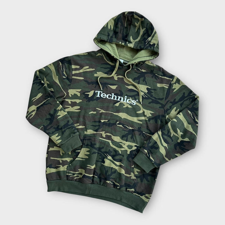 Vintage Technics DJ majica s kapuljačom - velika