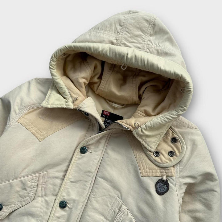 Y2K Diesel pufer jakna - ženska XL