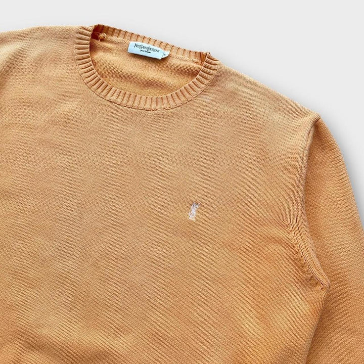 Vintage YSL pleteni džemper - XL