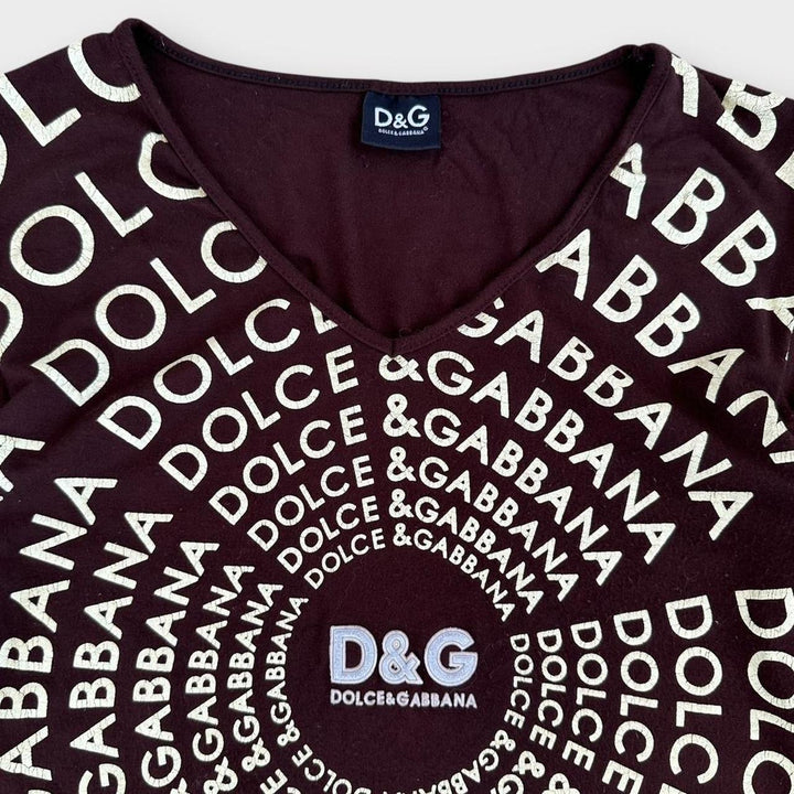 D&G Y2K top BROWN - ženski veliki