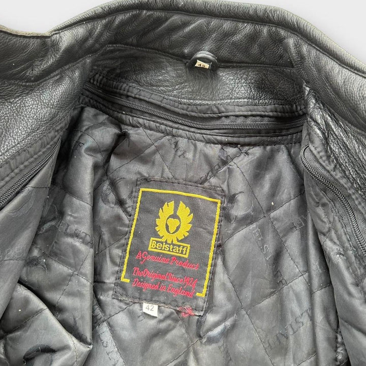 Belstaff kožna biciklistička jakna - mala (provjerite mjere)