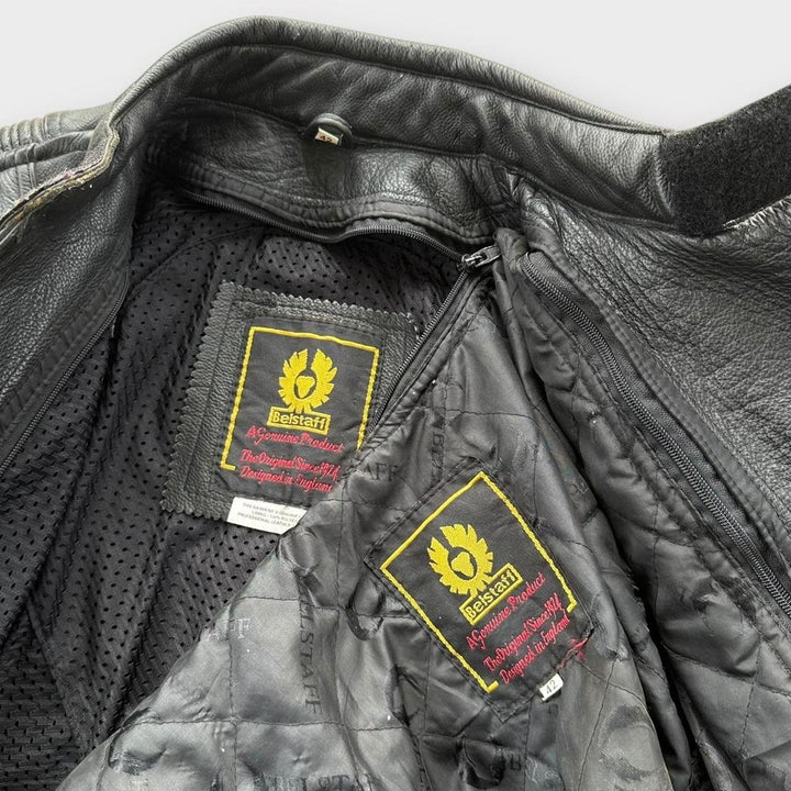 Belstaff kožna biciklistička jakna - mala (provjerite mjere)