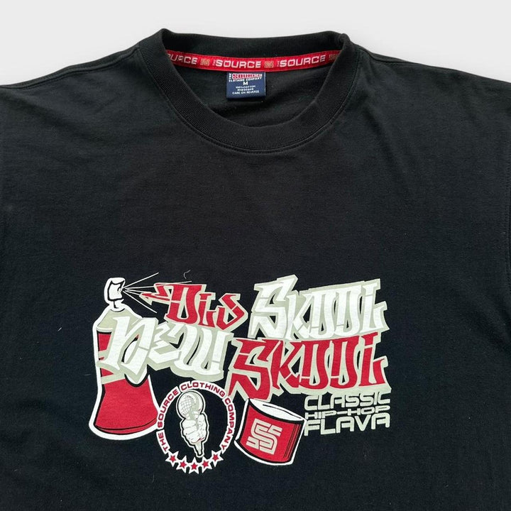 Y2K hip hop grafička majica - srednja (pristaje kao velika)