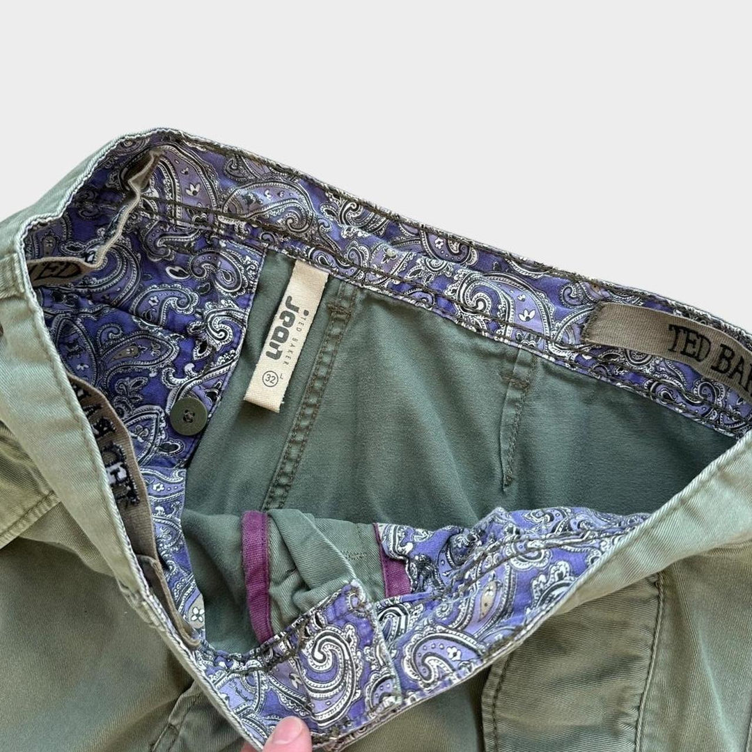 Y2K široke nogavice Ted Baker teret - 32 struka