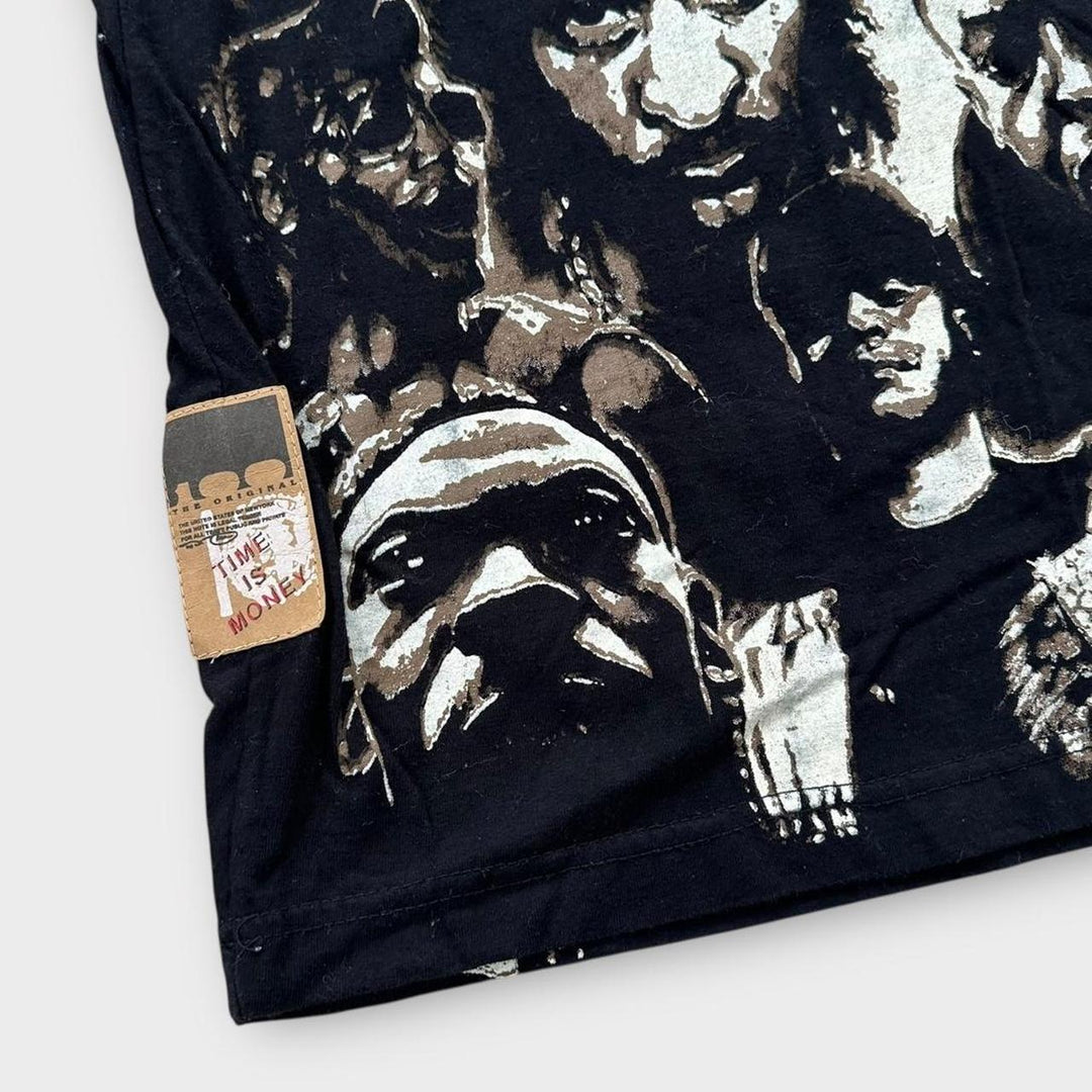 Time is Money Hip-Hop sveobuhvatna majica s printom - XL