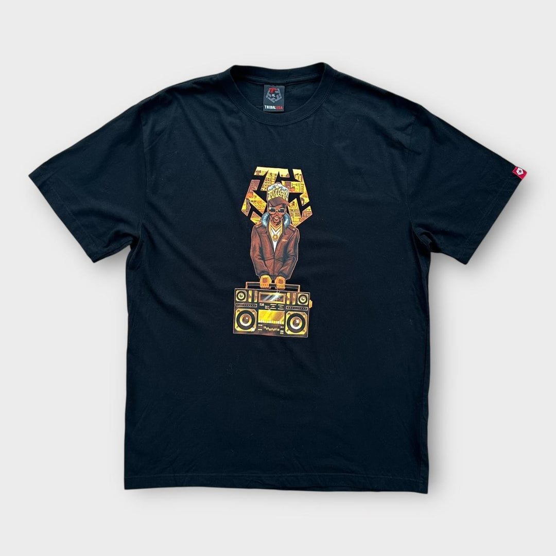 Y2K hip-hop Tribal grafička majica - XL