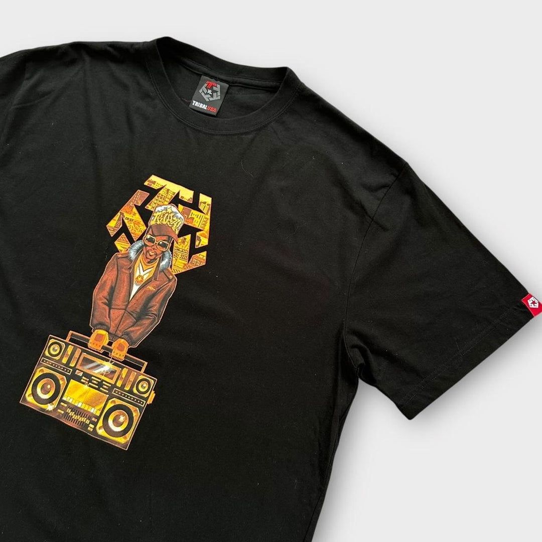 Y2K hip-hop Tribal grafička majica - XL