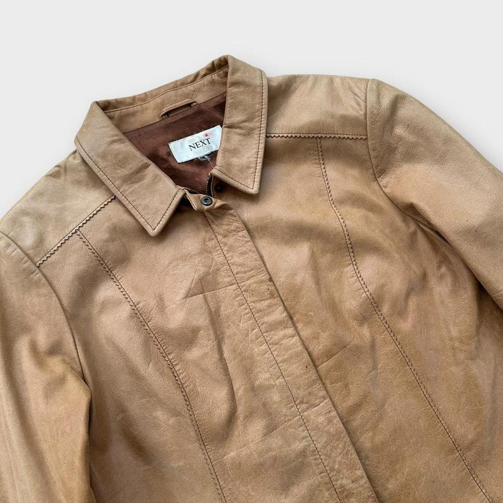 Y2K Next kožna jakna - ženska velika