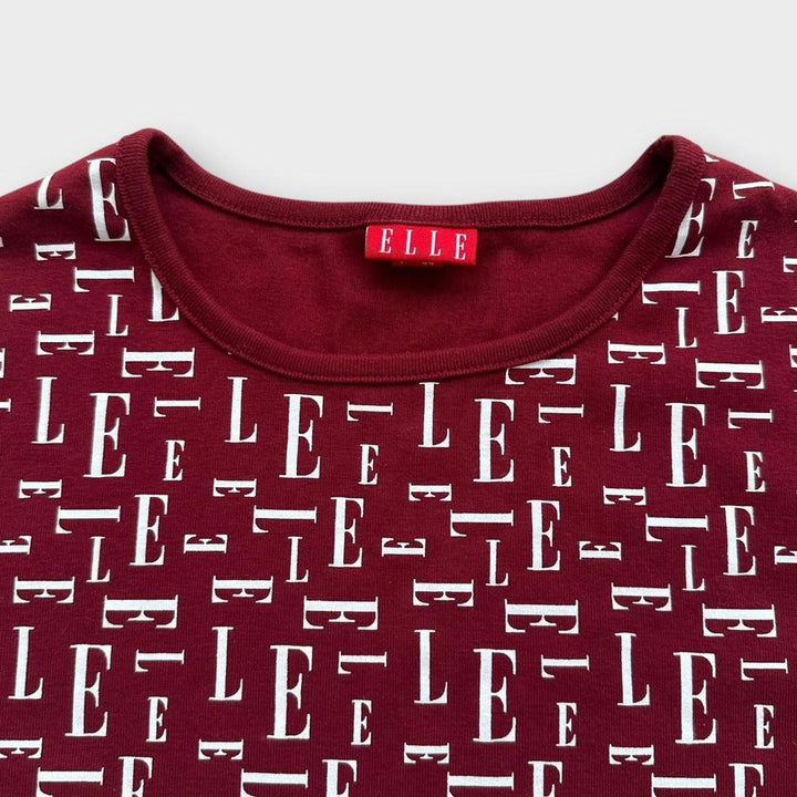 Y2K vintage Elle top - ženski XL