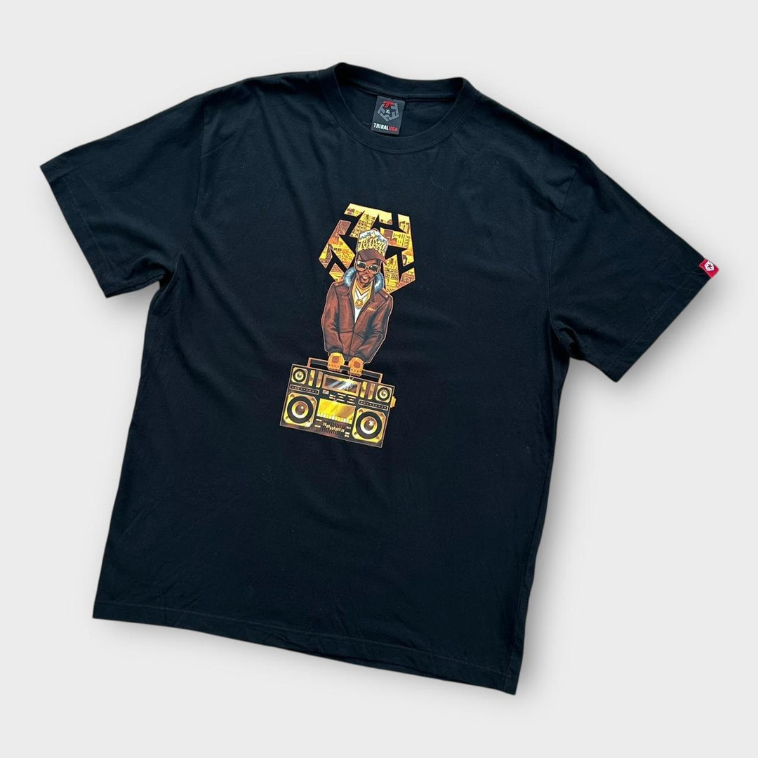 Y2K hip-hop Tribal grafička majica - XL