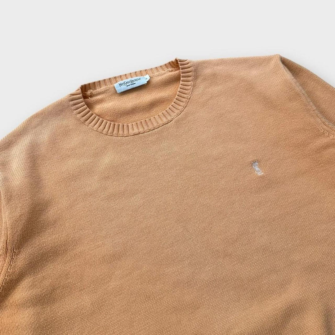 Vintage YSL pleteni džemper - XL