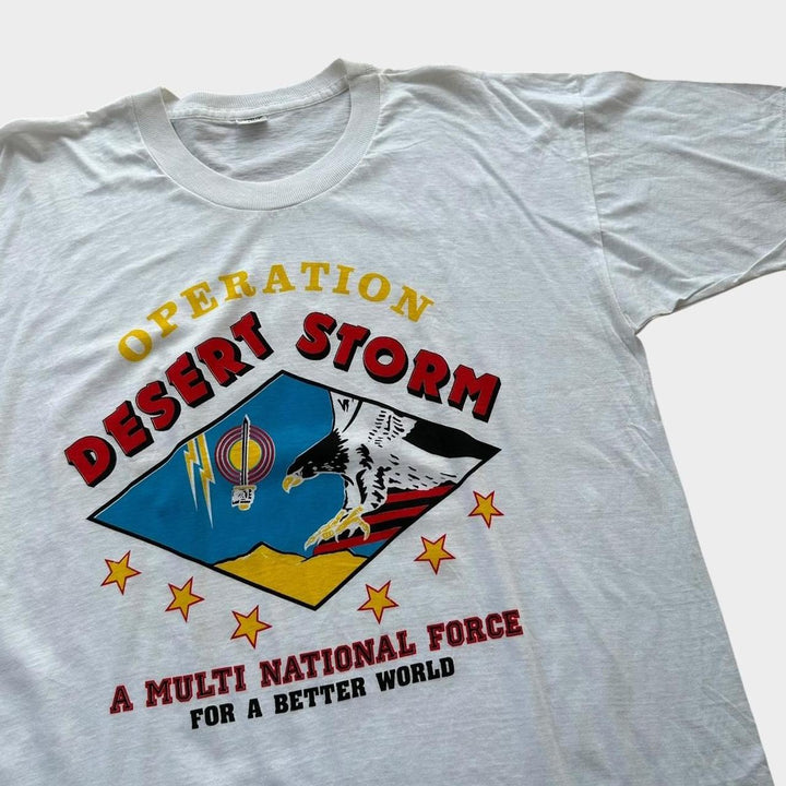 Vintage majica s grafikom pustinjske oluje - XXL (pristaje kao velika