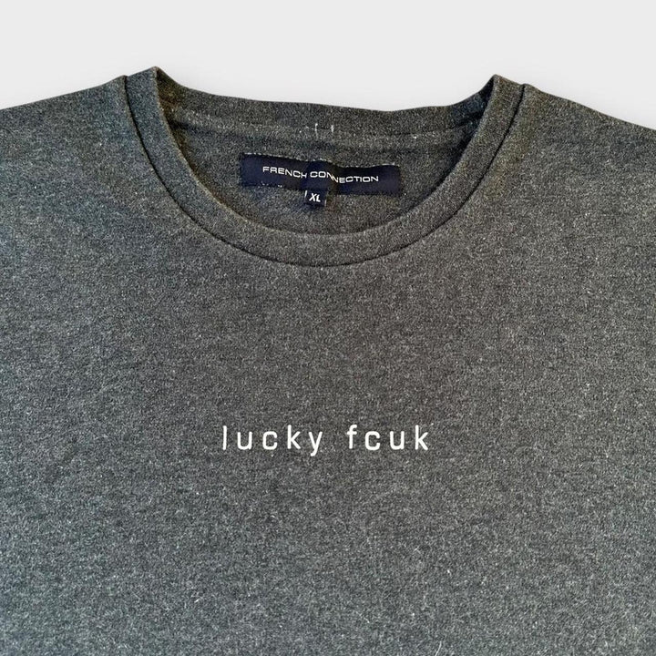 French connection slogan tee - XL (odgovara srednjem)