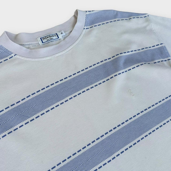 Vintage YSL majica s uzorkom - XL