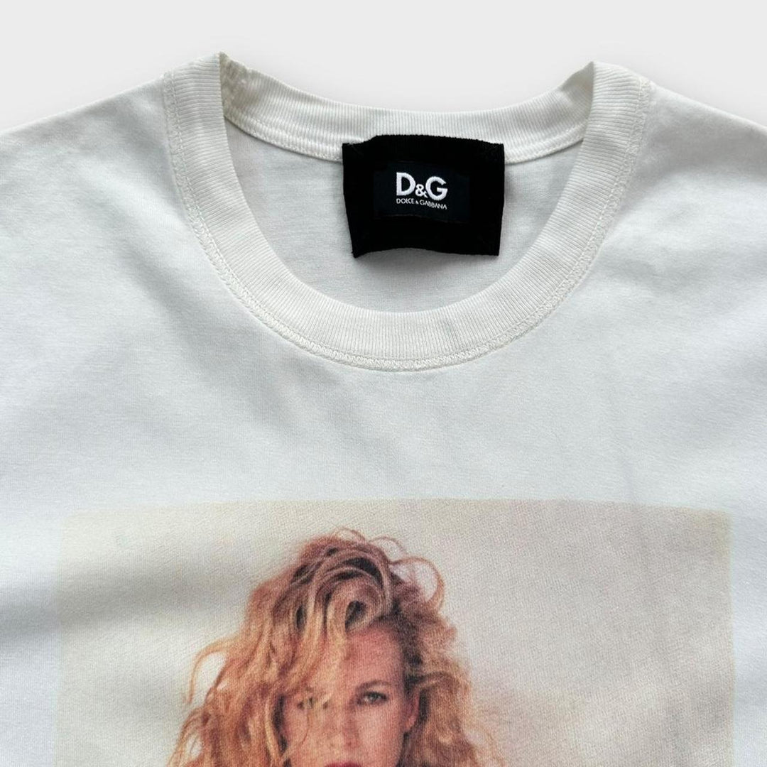 Vintage D&G Kim Basinger grafička majica - ženska velika