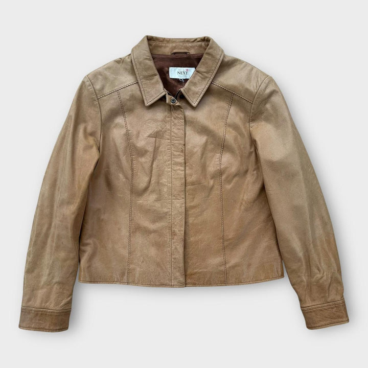 Y2K Next kožna jakna - ženska velika