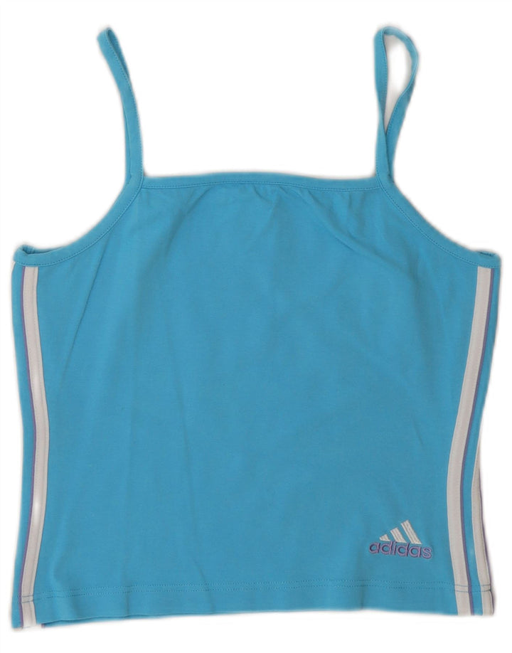 Adidas ženski kratki Cami Top UK 12 Srednje plavi