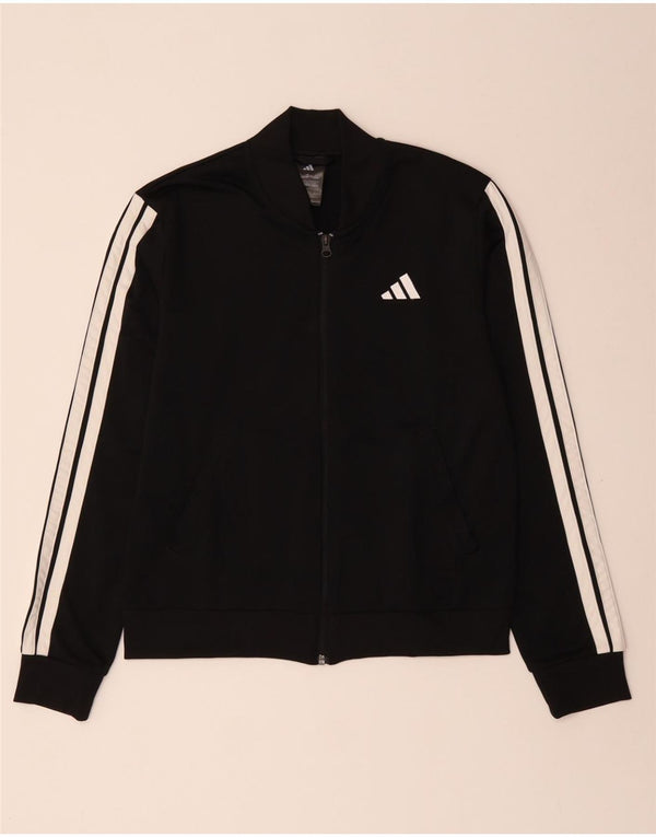 ADIDAS ženska gornja jakna trenirke UK 8/10 mala crna poliester