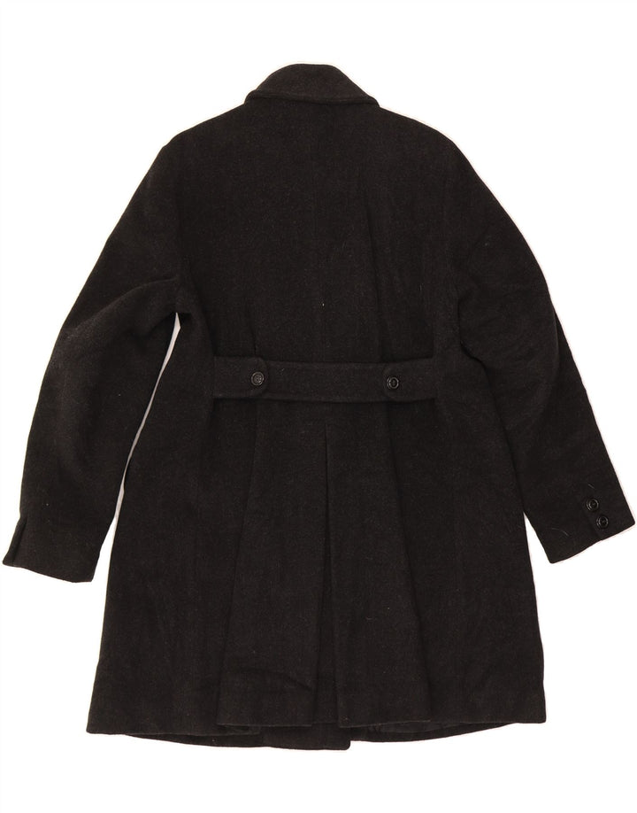 ATOS LOMBARDINI Womens Overcoat IT 42 Medium Black Cashmere Vintage Atos Lombardini and Second-Hand Atos Lombardini from Messina Hembry 