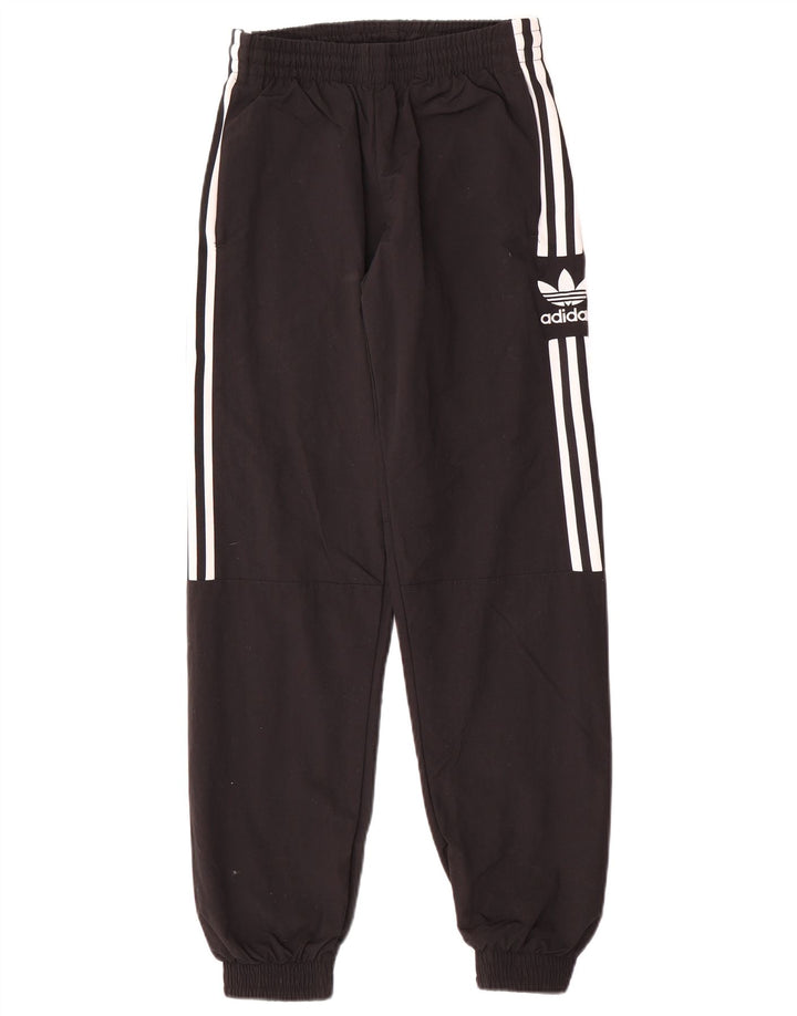 Adidas muške grafičke trenirke hlače Joggers XS crni poliester