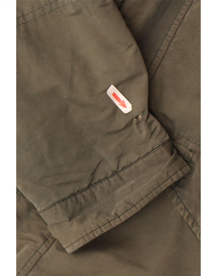 Hackett muška pomoćna jakna s kapuljačom UK 42 XL kaki pamuk